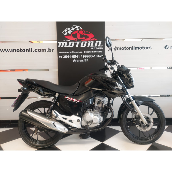 HONDA CG160 FAN PRETA 2022