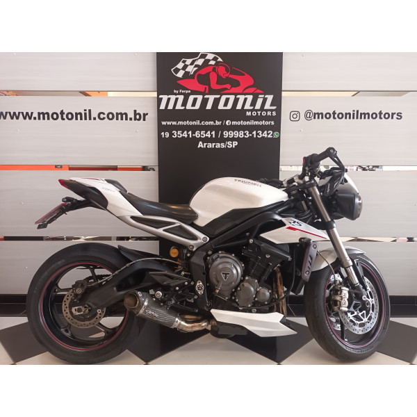 TRIUMPH STREET TRIPLE RS 765 BRANCA 2019